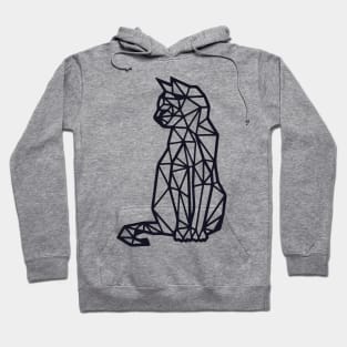 Cat line art Hoodie